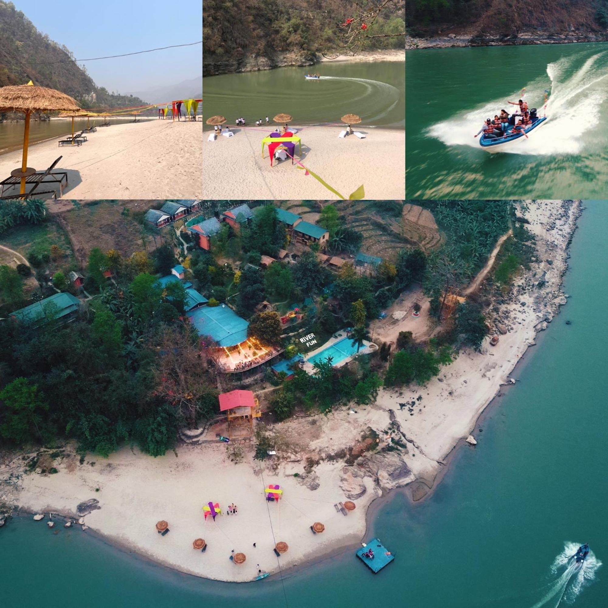 River Fun Beach Resort Gorkha Bagian luar foto